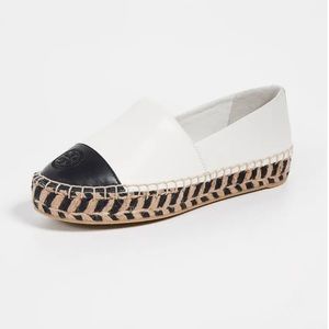 Tory Burch Colorblock Platform Slip On Loafer/Espadrille - Size 8
